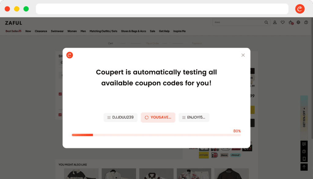 Coupert Auto Testing Process